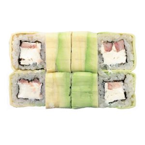 Большой ролл Мидори с угрем и авокадо