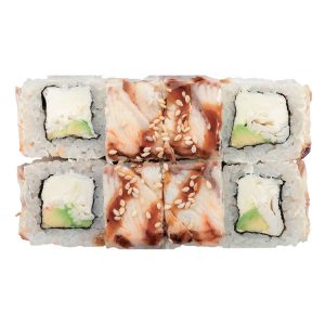 Большой ролл Токио с крабом и авокадо