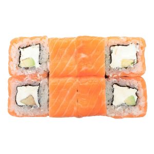 Большой ролл Филадельфия с лососем и авокадо