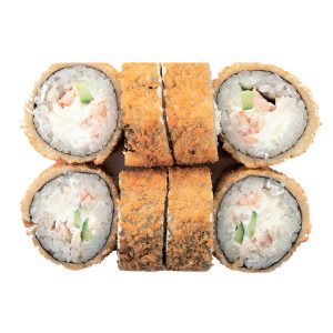 Горячий ролл Нагано с креветкой и угрем