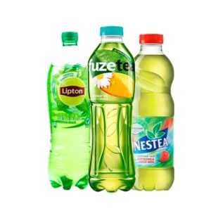 Зеленый холодный чай