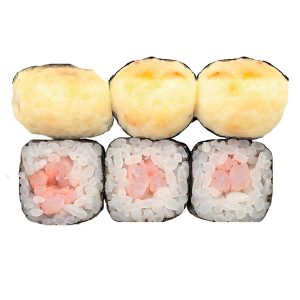 Классический запеченный ролл с креветкой